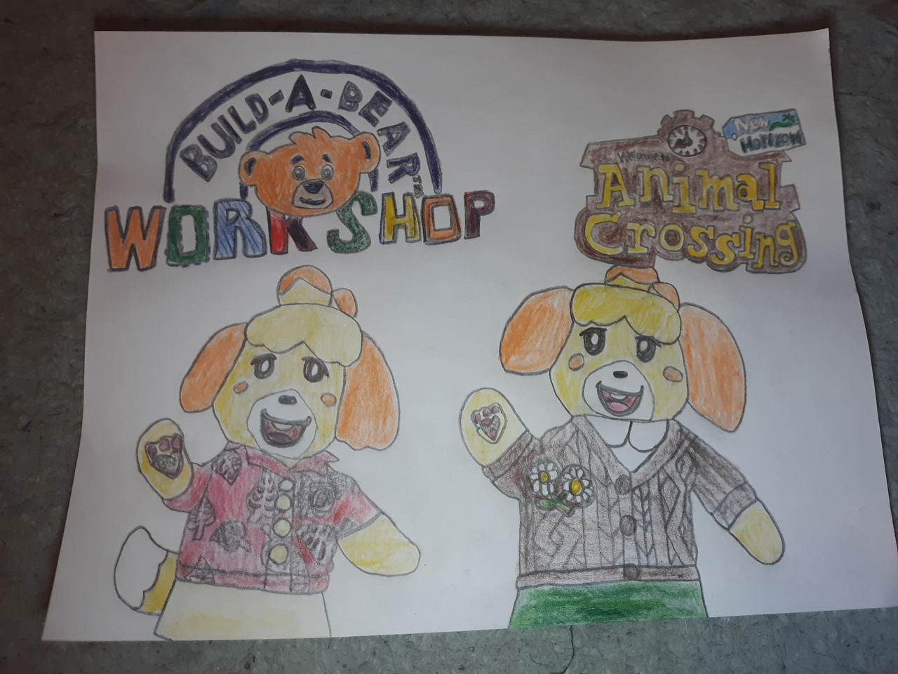 BuildABear Isabelle Drawings by AaronUnikitty on DeviantArt