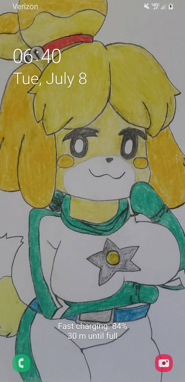 Lock Screen Shell Drawing Lock Screen by AaronUnikitty on DeviantArt