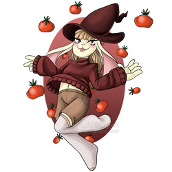 Tomato Witch by LA-Draws