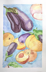 P: Peaches and Eggplants