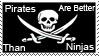 Pirates Are Better -- Stamp by LA-Draws