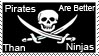 Pirates Are Better -- Stamp by RipfangDragon