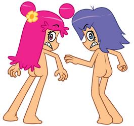 Ami And Yumi Naked Scared