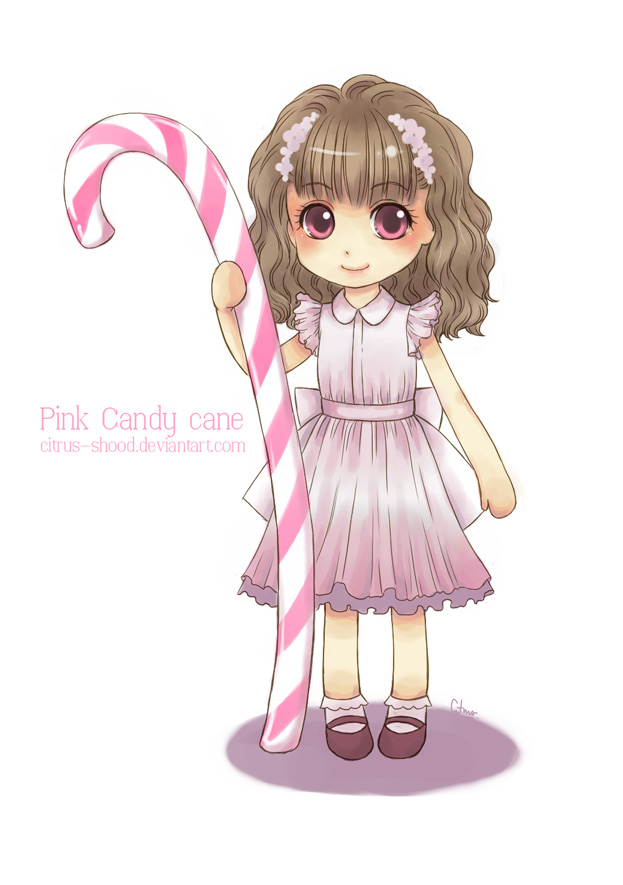 candy set 01 : pink candy cane