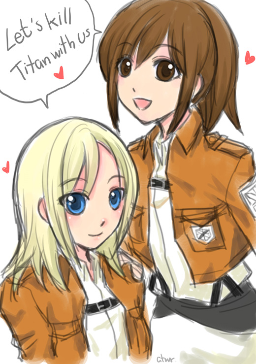 doodle : Sasha and Christa