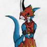 Female Flamedramon(coloured)