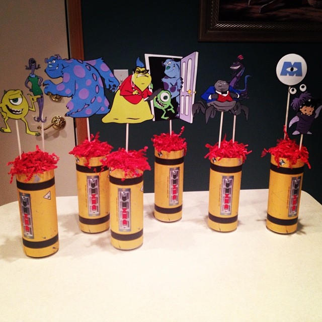 Monsters Inc Center pieces by monkeyrum on DeviantArt