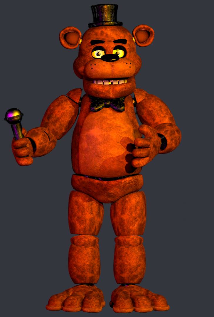 FNAF 1: Teaser Freddy Full Body by Estevamgamer on DeviantArt