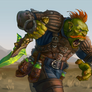 Orc with poisoned dagger