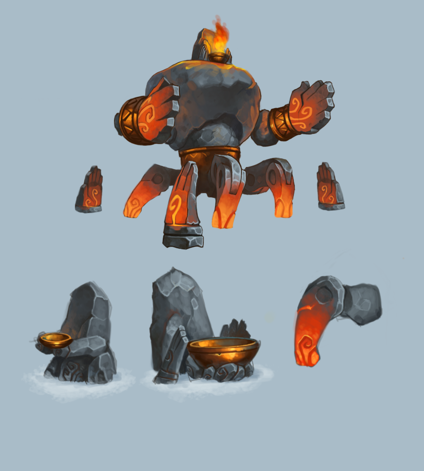 Fire golem