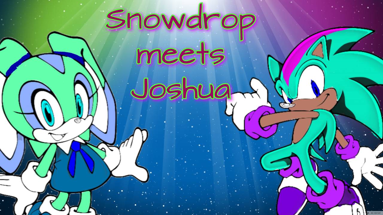 Snowdrop the rabbit and Joshua the hedgehog by LegacyOfIce on DeviantArt
