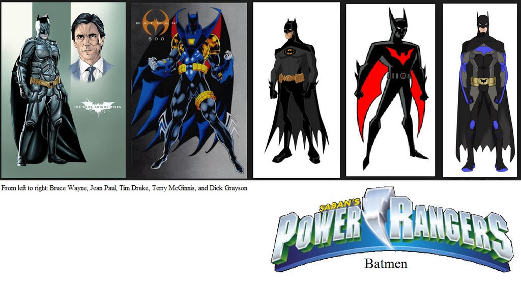 Power Rangers Batmen by JuniorS89 on DeviantArt