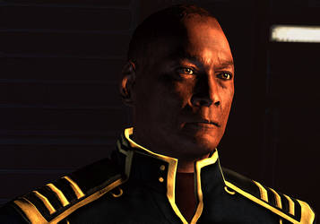 Captain Anderson in Mass Effect 1