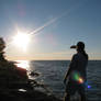 Looking on the Lake Shore