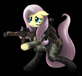 Colonial marine Private Fluttershy