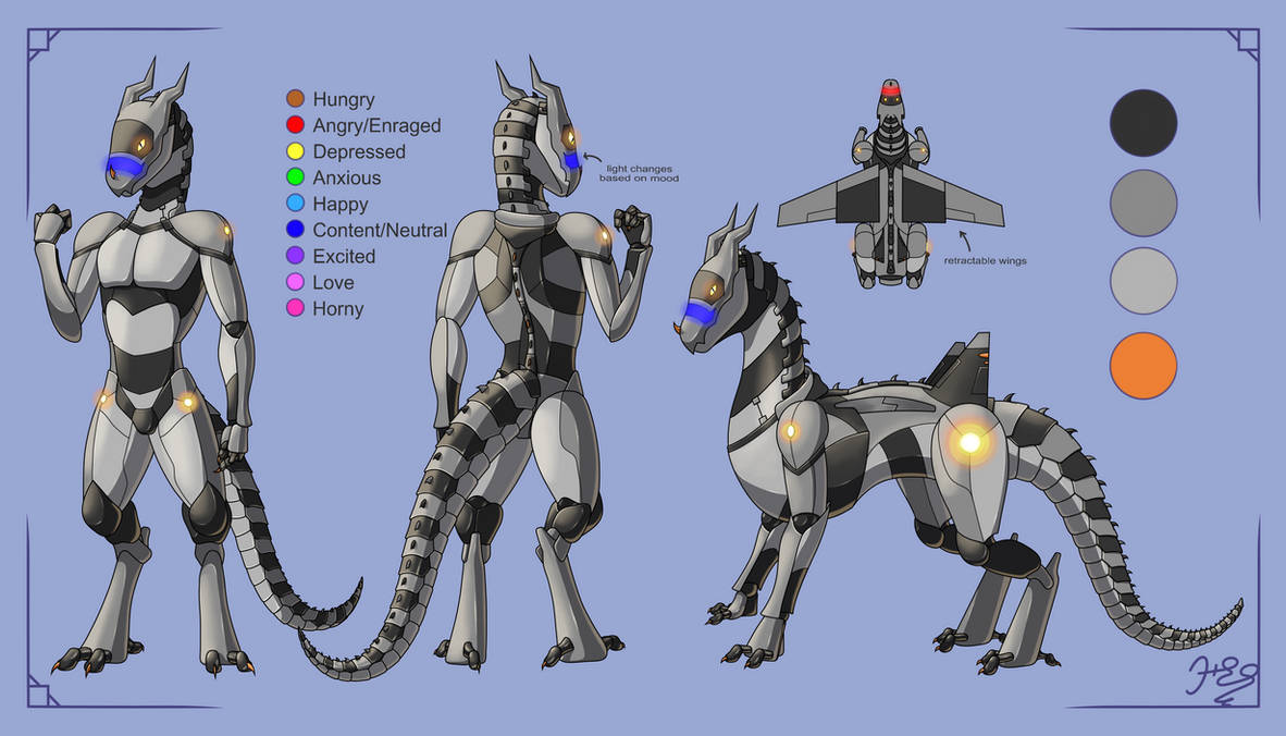 Robot Raptor Cool Robot Raptor Ref by HalfShearedSheep on DeviantArt