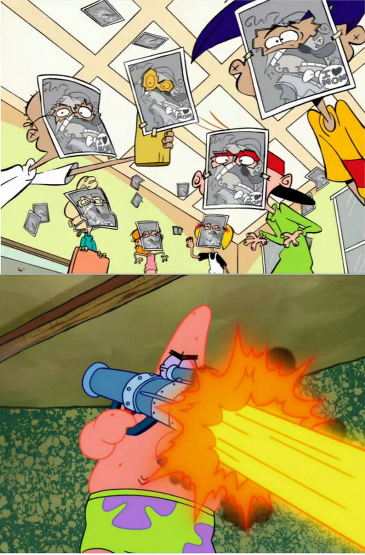 Patrick Exploding Stuff Patrick Blasts Kids Masked With Eddy's Picture by Slade824 on DeviantArt