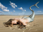 The mermaid in desert by mahirates