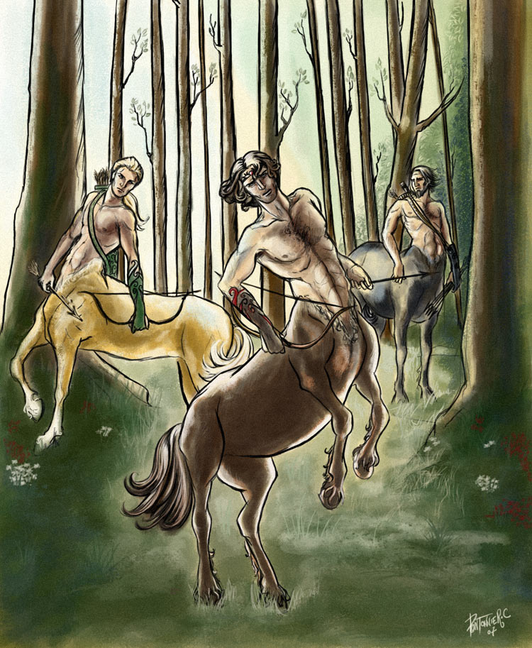 Centaurs At The Clearing