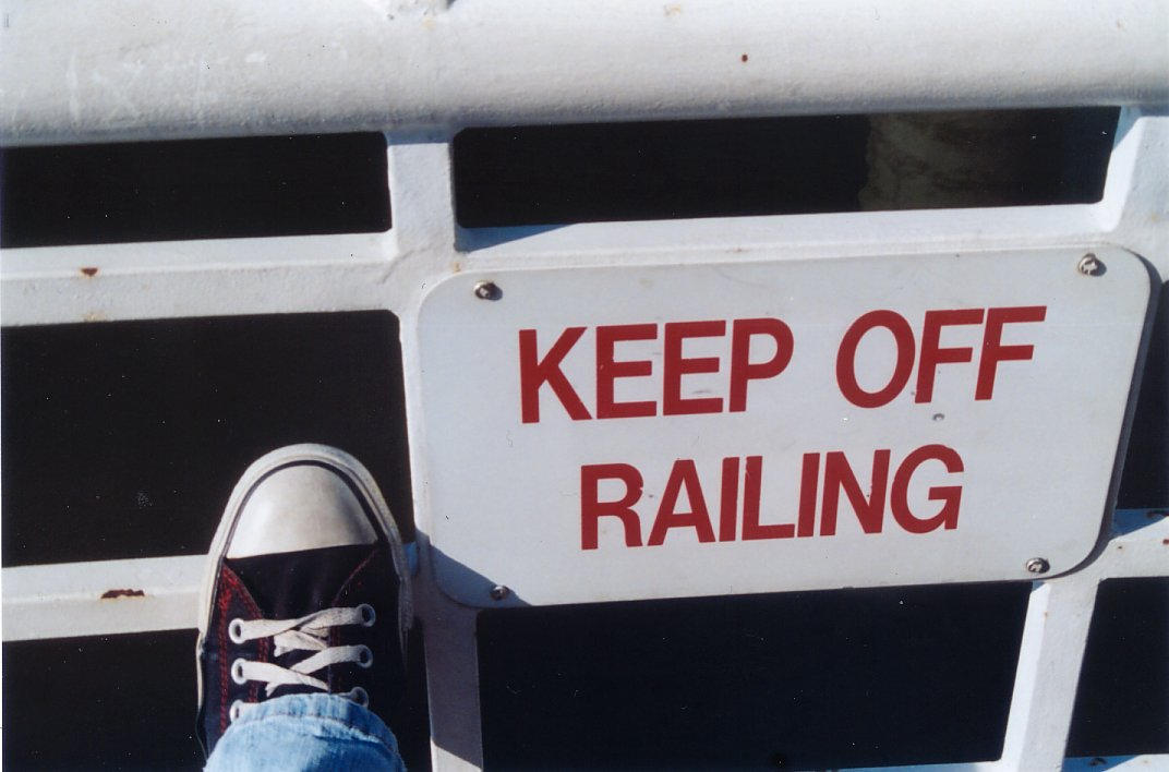 Keep Off Railing by fallinginsane on DeviantArt
