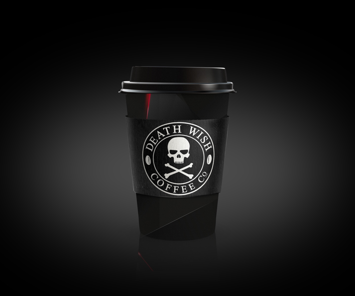 Death Wish Coffee Cup Mock-Up