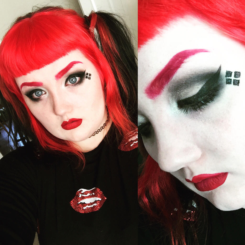 Harley Quinn Inspired Makeup - Mugeek Vidalondon