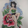 Traditional pinup