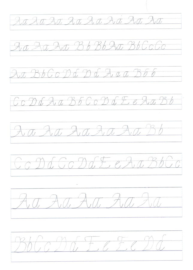 Chancery Cursive Practice by FeralDrive on DeviantArt