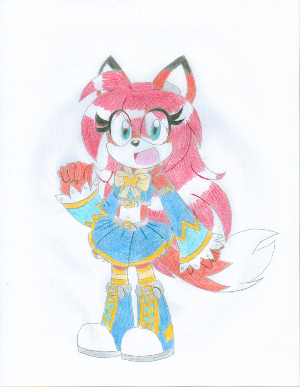 Hadley the fox Sonic style by CherryCreamFairy on DeviantArt