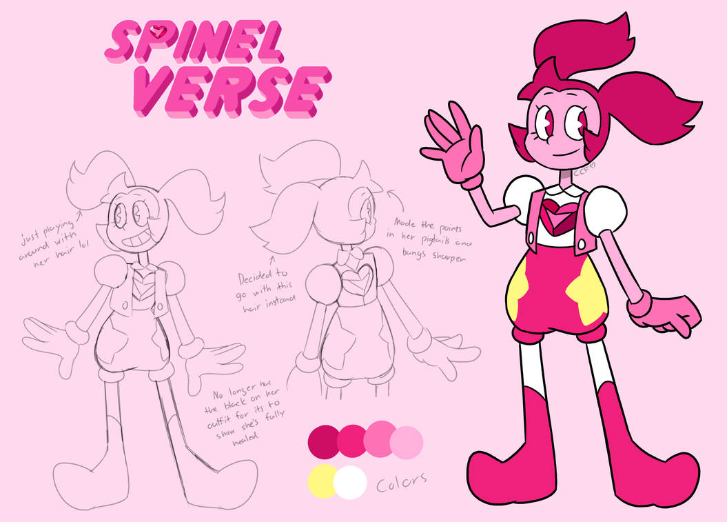 Spinel Reference Front View New Reformed Spinel reference sheet by CherryCreamFairy on DeviantArt
