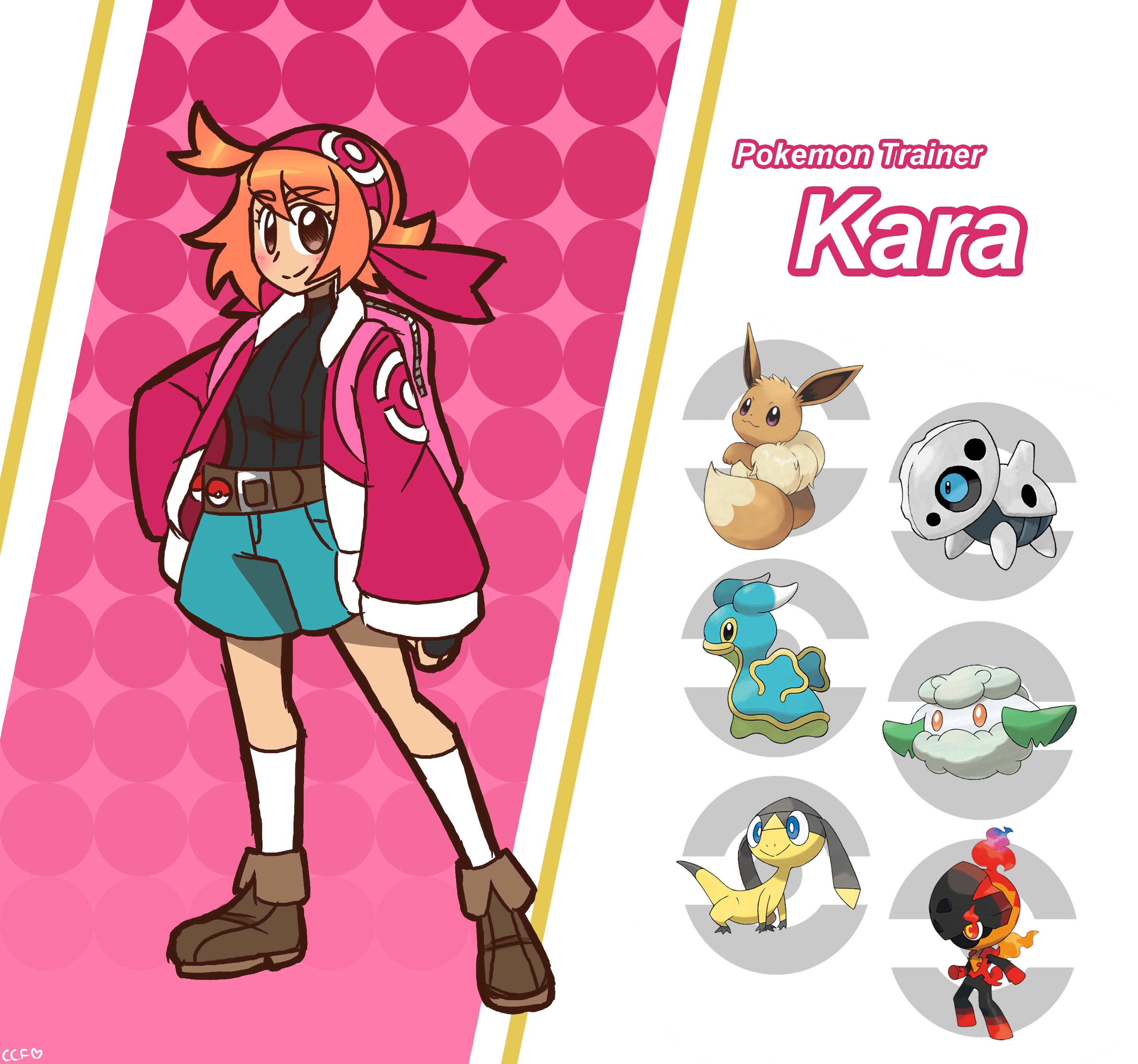 pokemon trainer oc redesign AGAIN AGAIN by CherryCreamFairy on DeviantArt