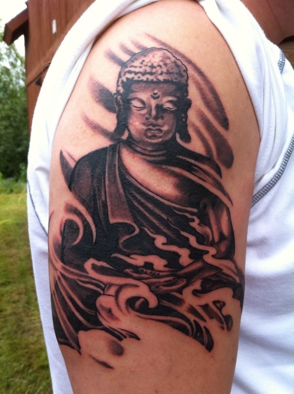 Buddha Tattoo by CandiceTheTattooist on DeviantArt Buddha Tattoo by CandiceTheTattooist on DeviantArt
