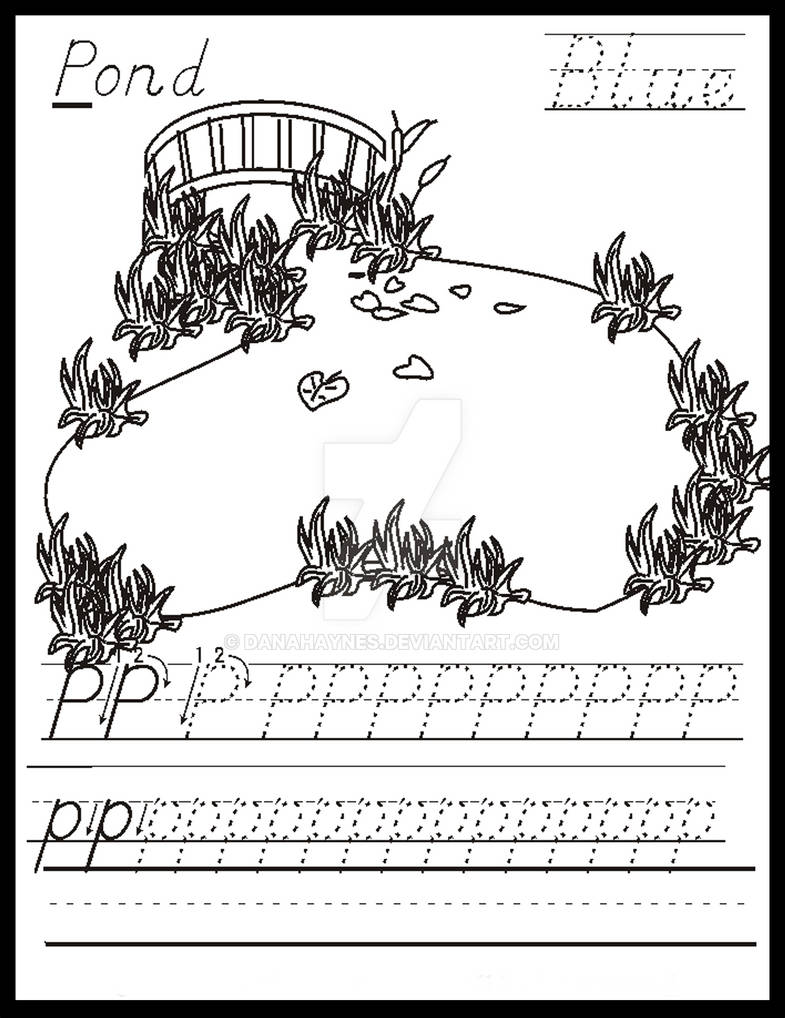 Worksheet Deviantart Custom P-Pond-Blue Preschool Worksheet by DanaHaynes on DeviantArt