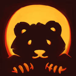 bear pumpkin