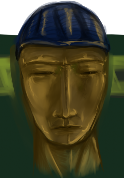 Golden mask of...hum... dunno?