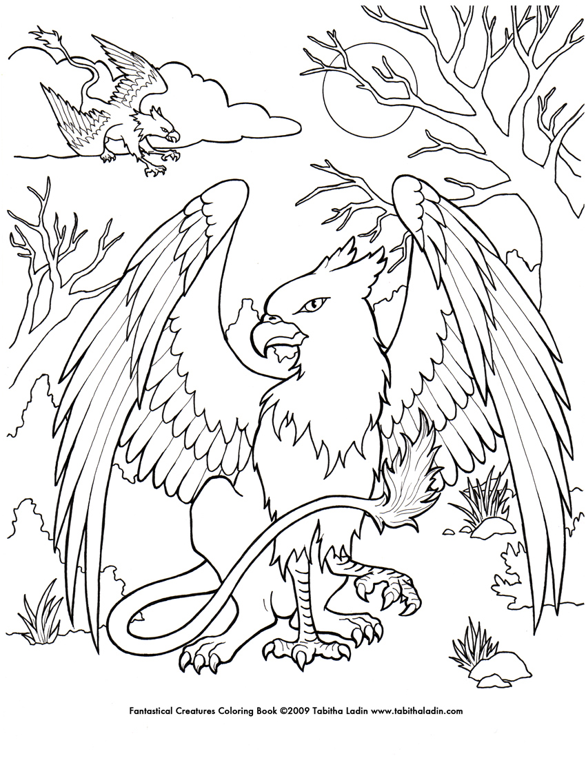 Snubberx: Griffin Coloring Pages
