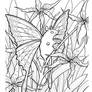 Lily Fairy Mouse coloring page