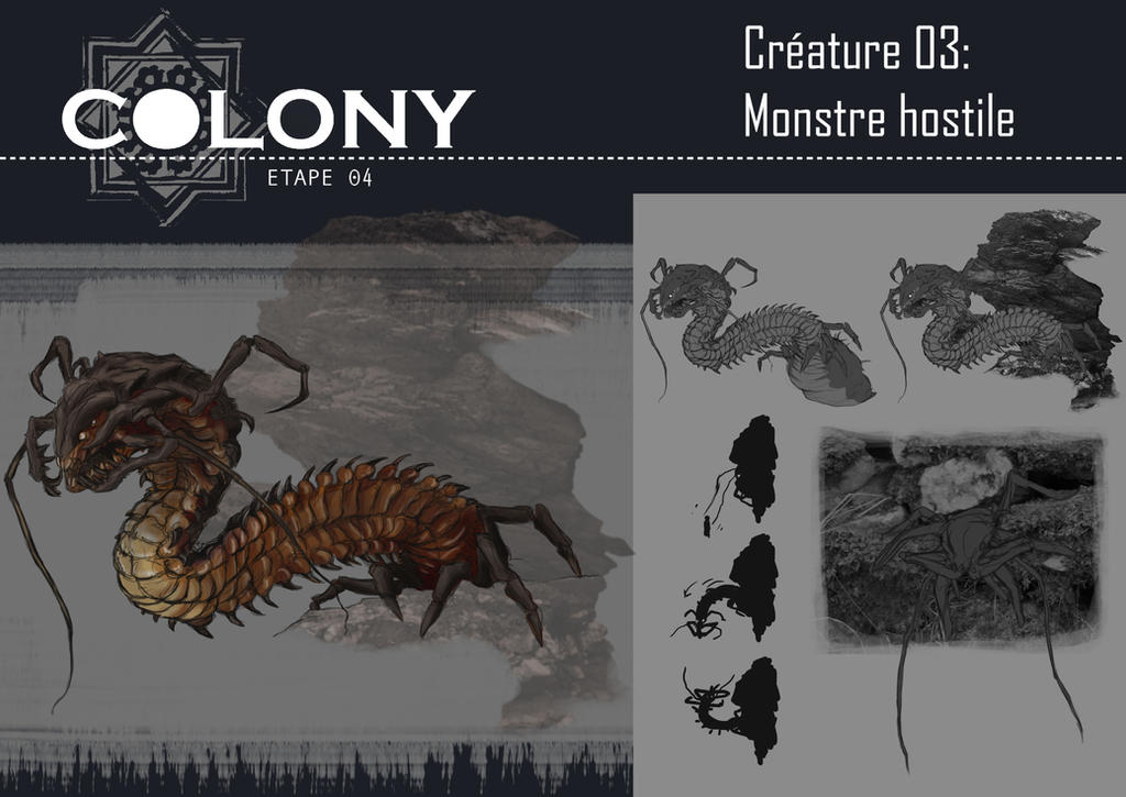 Colony: hostile creature by Popuche on DeviantArt