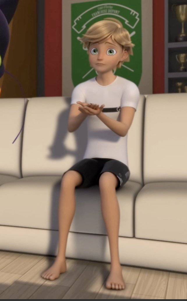 Adrien in his PJs by Rvnn on DeviantArt