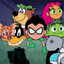 Teen Titans and their new WB friends