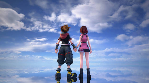 Fuzzy Valentines : Sora and Kairi