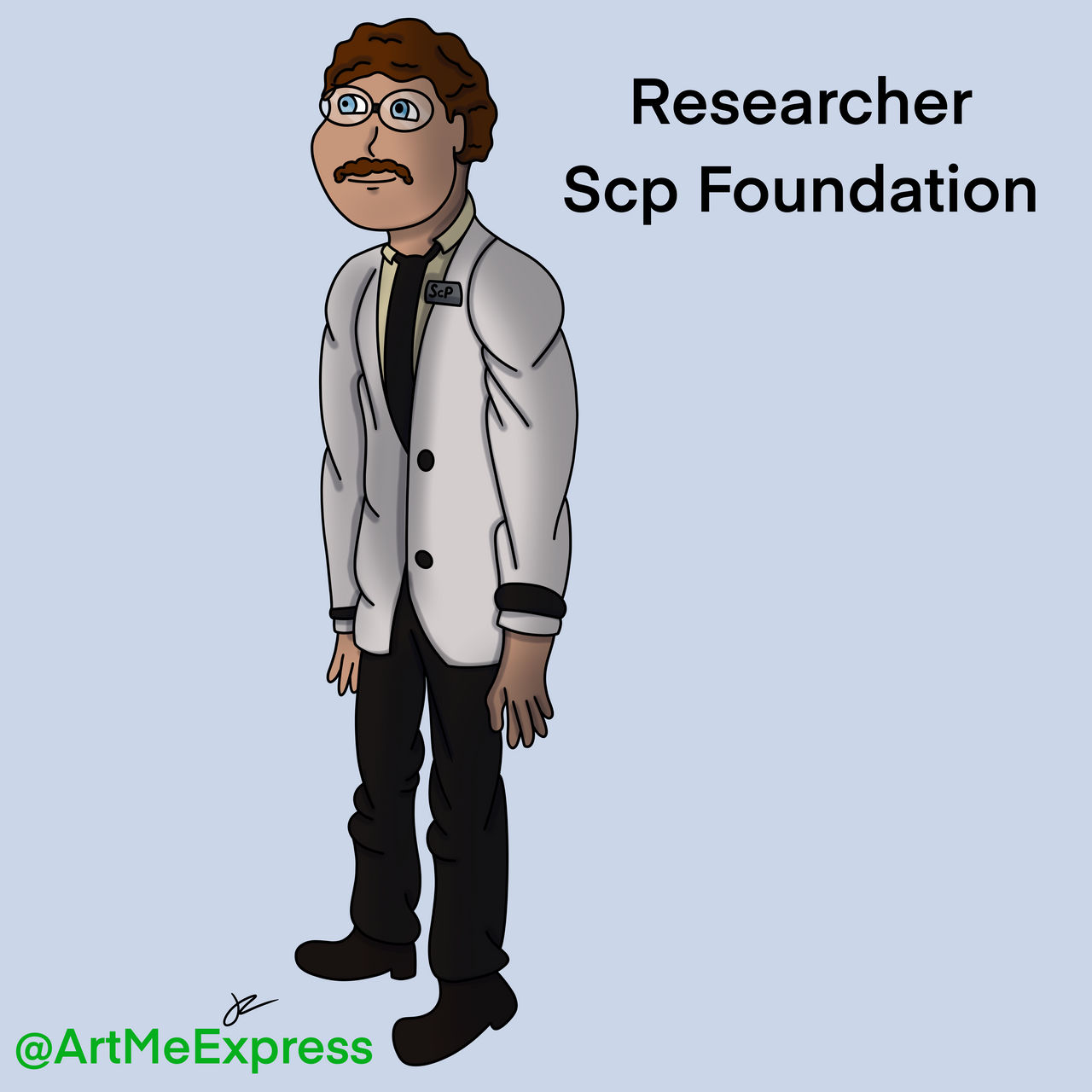 Researcher Scp Foundation by artmeexpress on DeviantArt