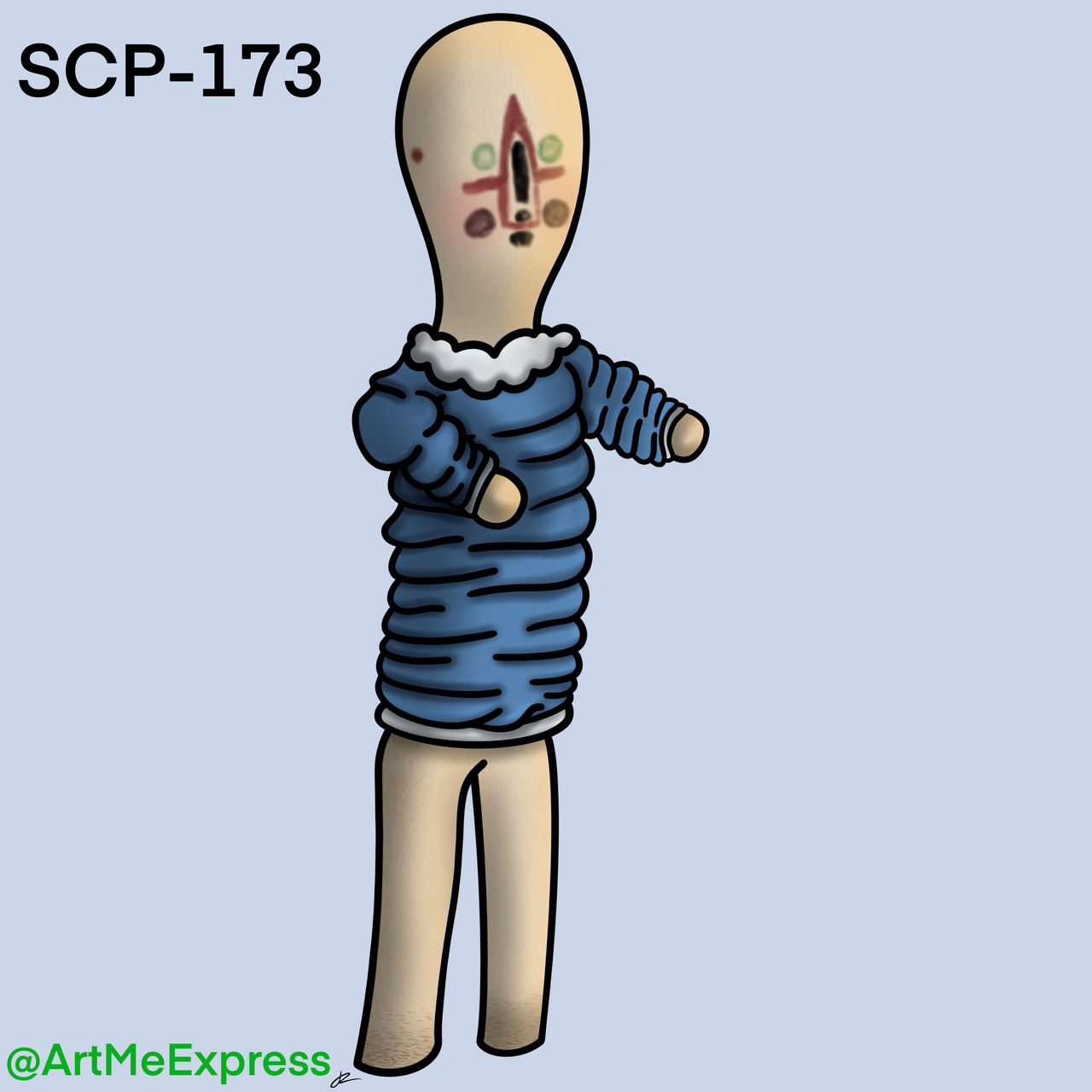 SCP 173 With COAT By Artmeexpress On DeviantArt scp-173-with-coat-by-artmeexpress-on-deviantart