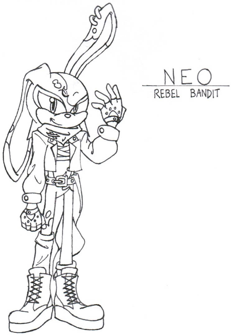 Neo The Rabbit (Messy Ink) by skeTChie16 on DeviantArt