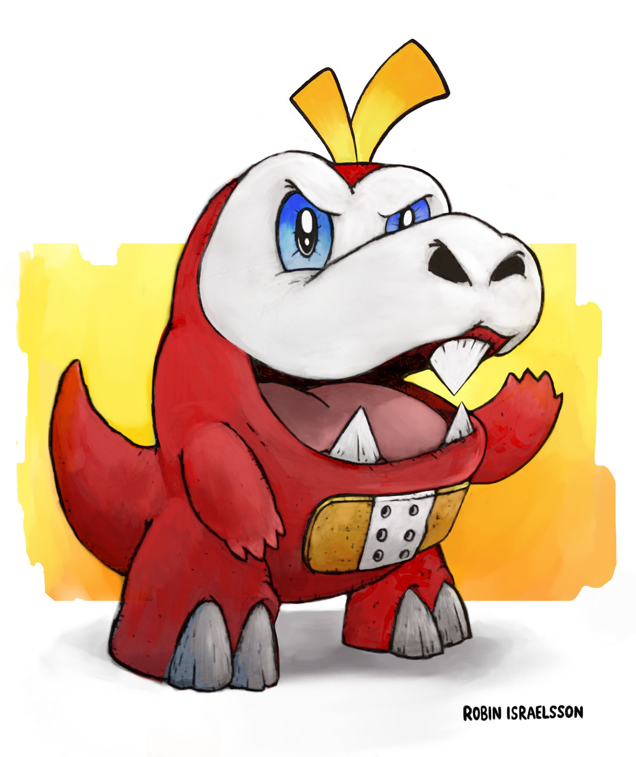 Fuecoco by rubbe on DeviantArt