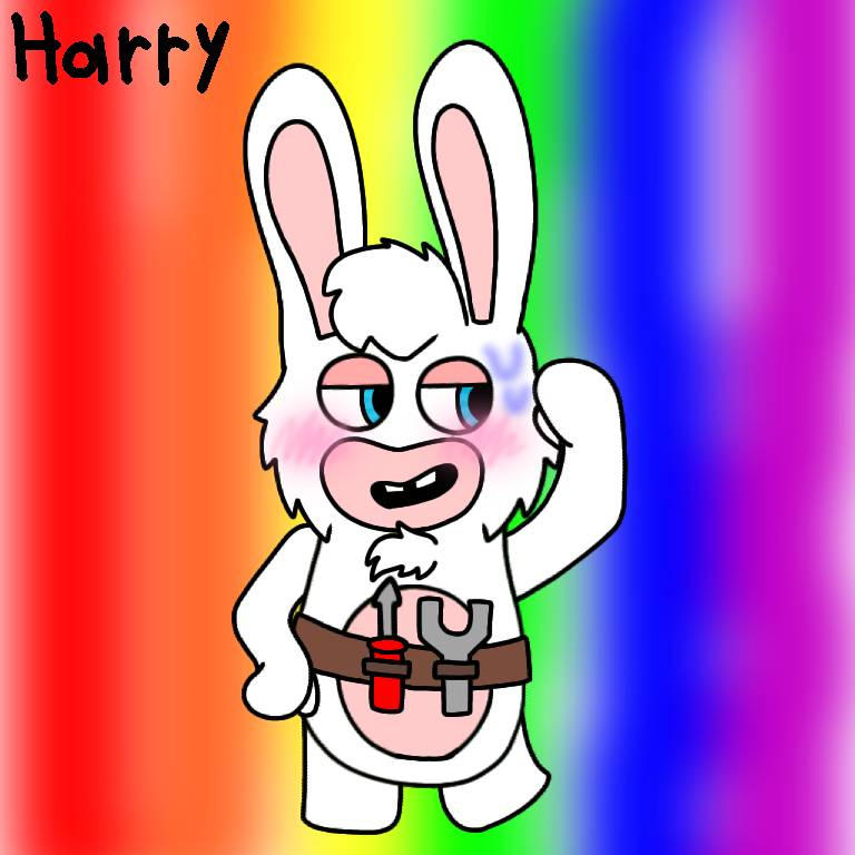 Harry the rabbid by SkylarRoss64 on DeviantArt