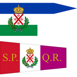 Flags of the Burgundian Roman Empire