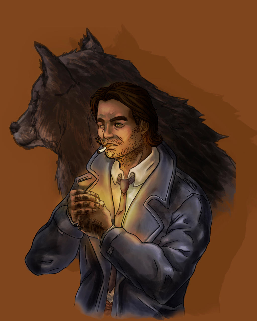 Bigby Wolf Fanart by Dyibran on DeviantArt