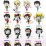 Homestuck Alpha Chibis