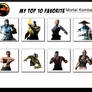 Top Ten Mortal Kombat Kharacters